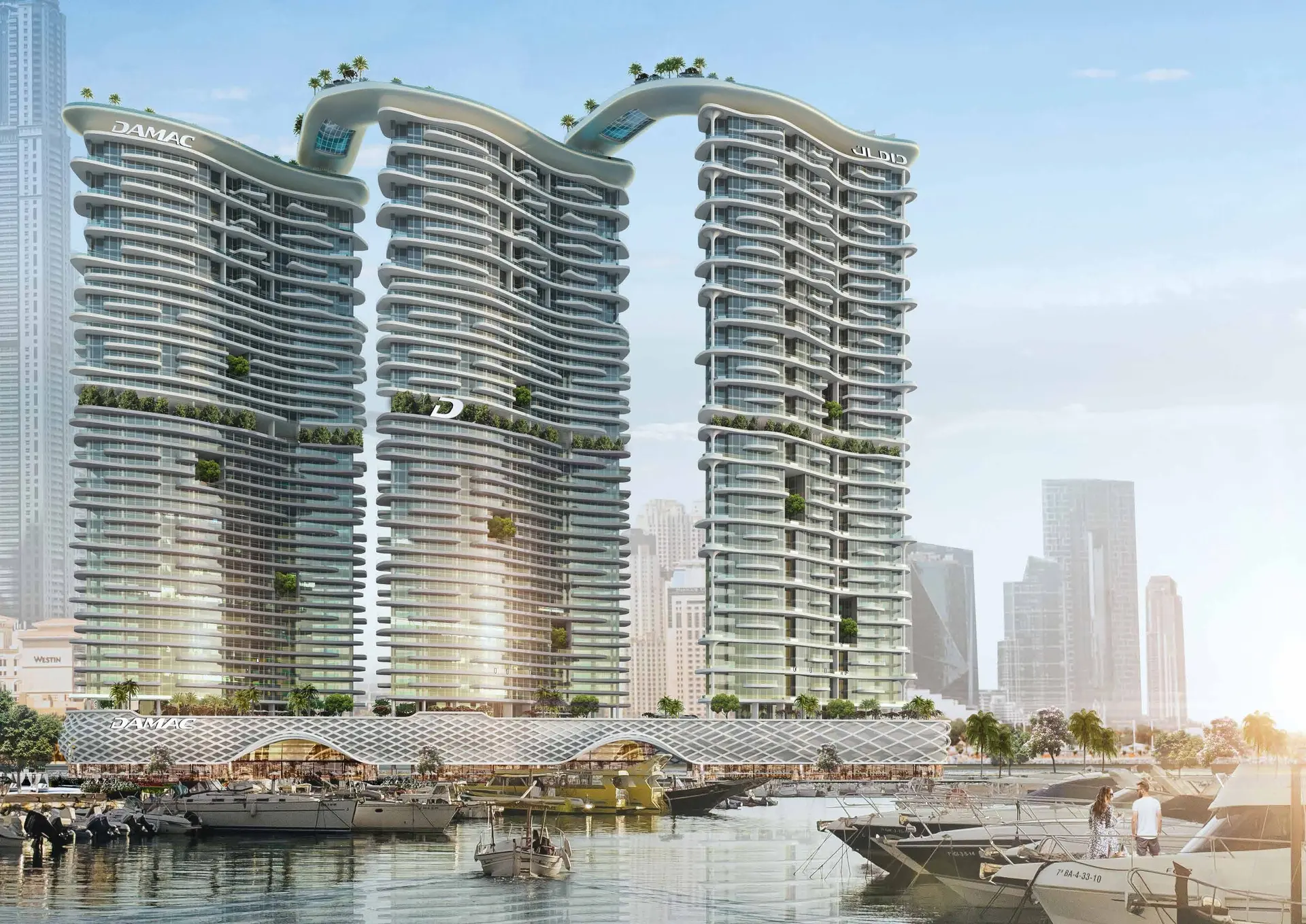 Damac bay by cavalli dubai harbour building