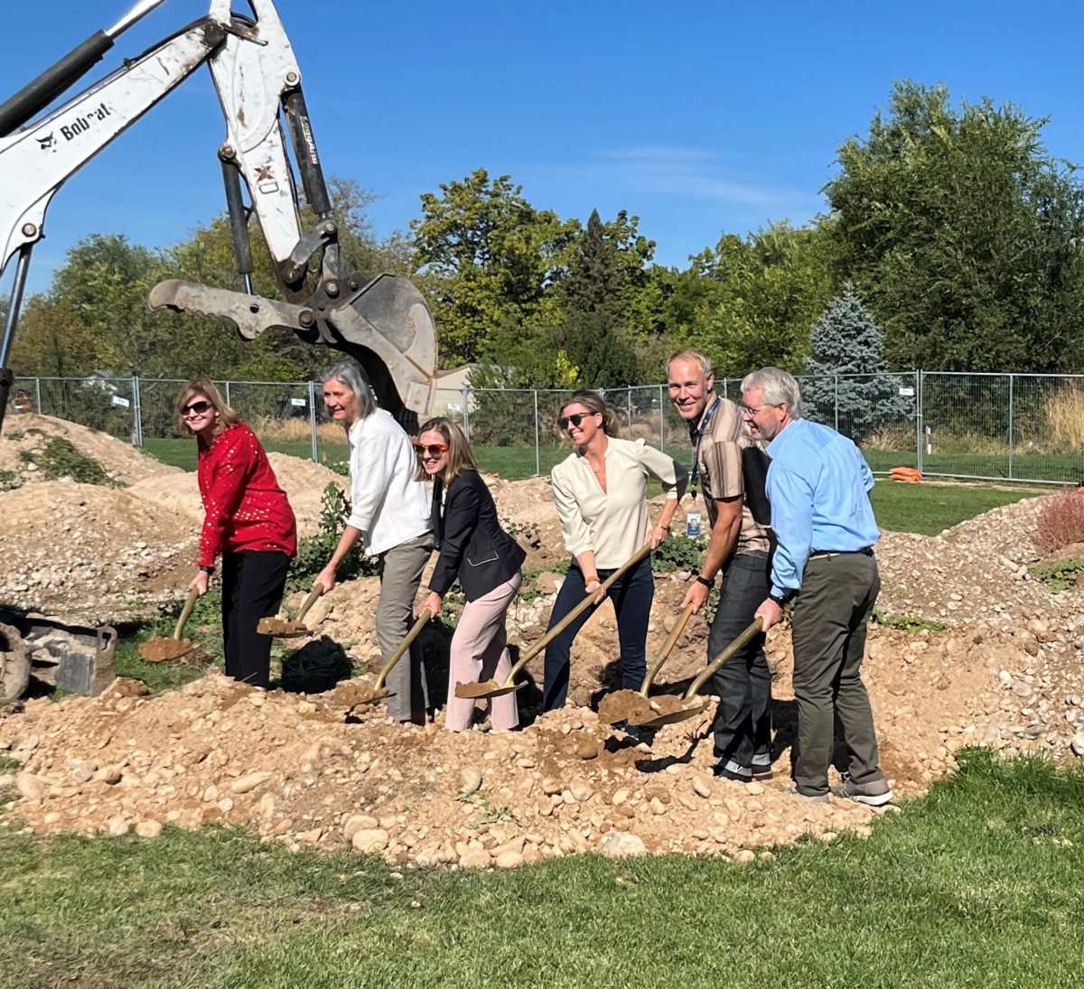 City leaders and project partners gathered at the site for a groundbreaking to celebrate the project. The skate feature will be a unique addition to Boise’s park system.
