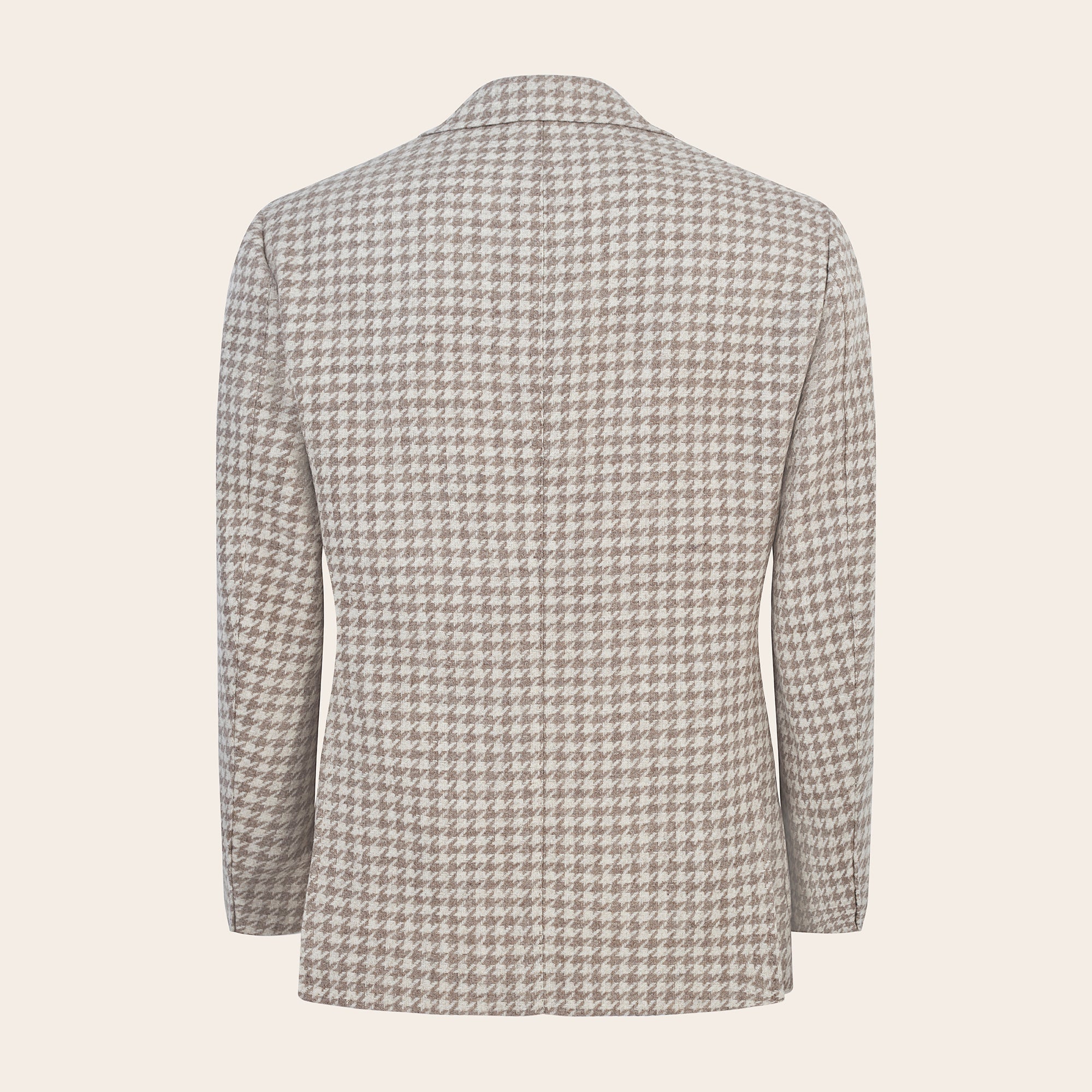 Beige Houndstooth Blazer - Mandelli UK