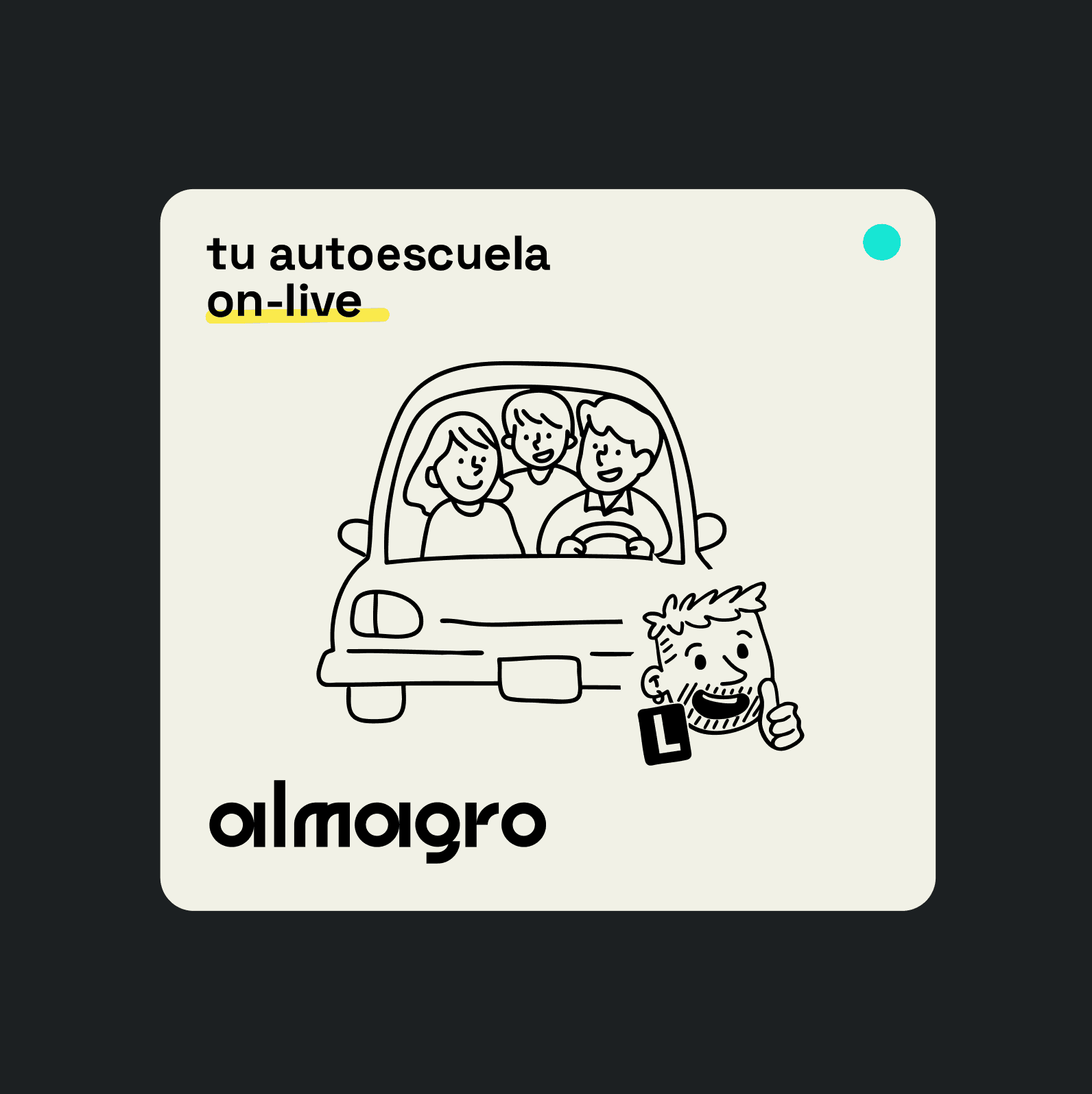 Logotipo formado por las palabras weuta en blanco sobre fondo naranja corporativo.