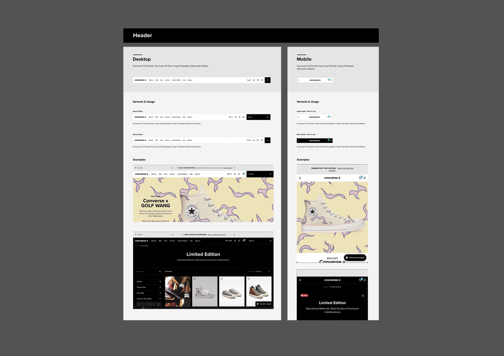 Converse Design System