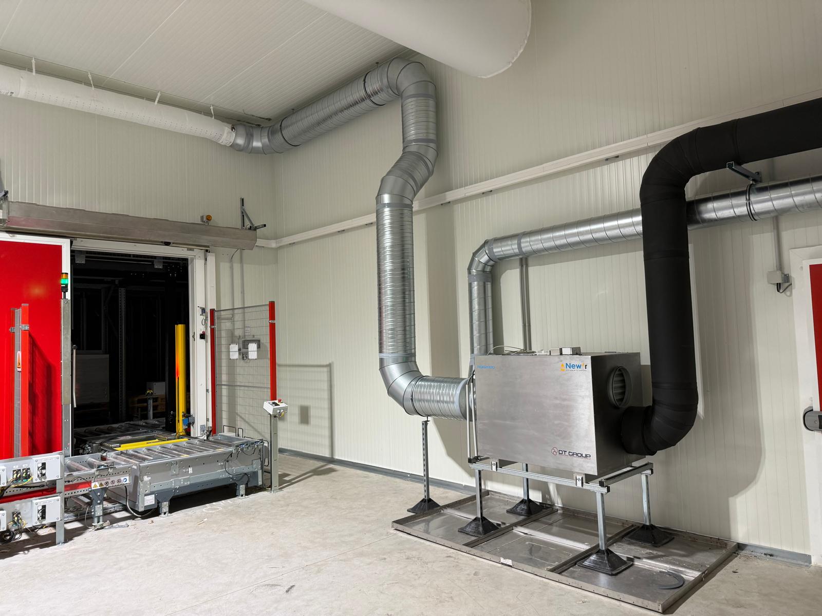 Vue sur des Déshumidificateurs industriels à condensation