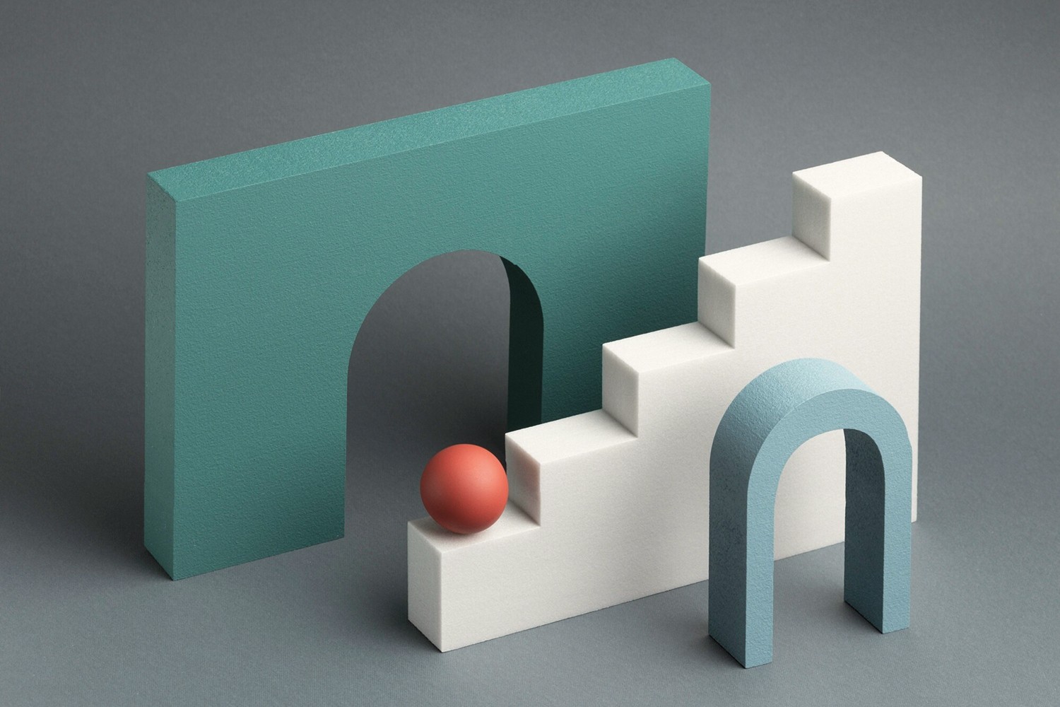 orange smoke on blue background