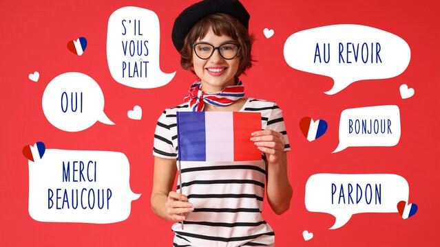 person speaking french