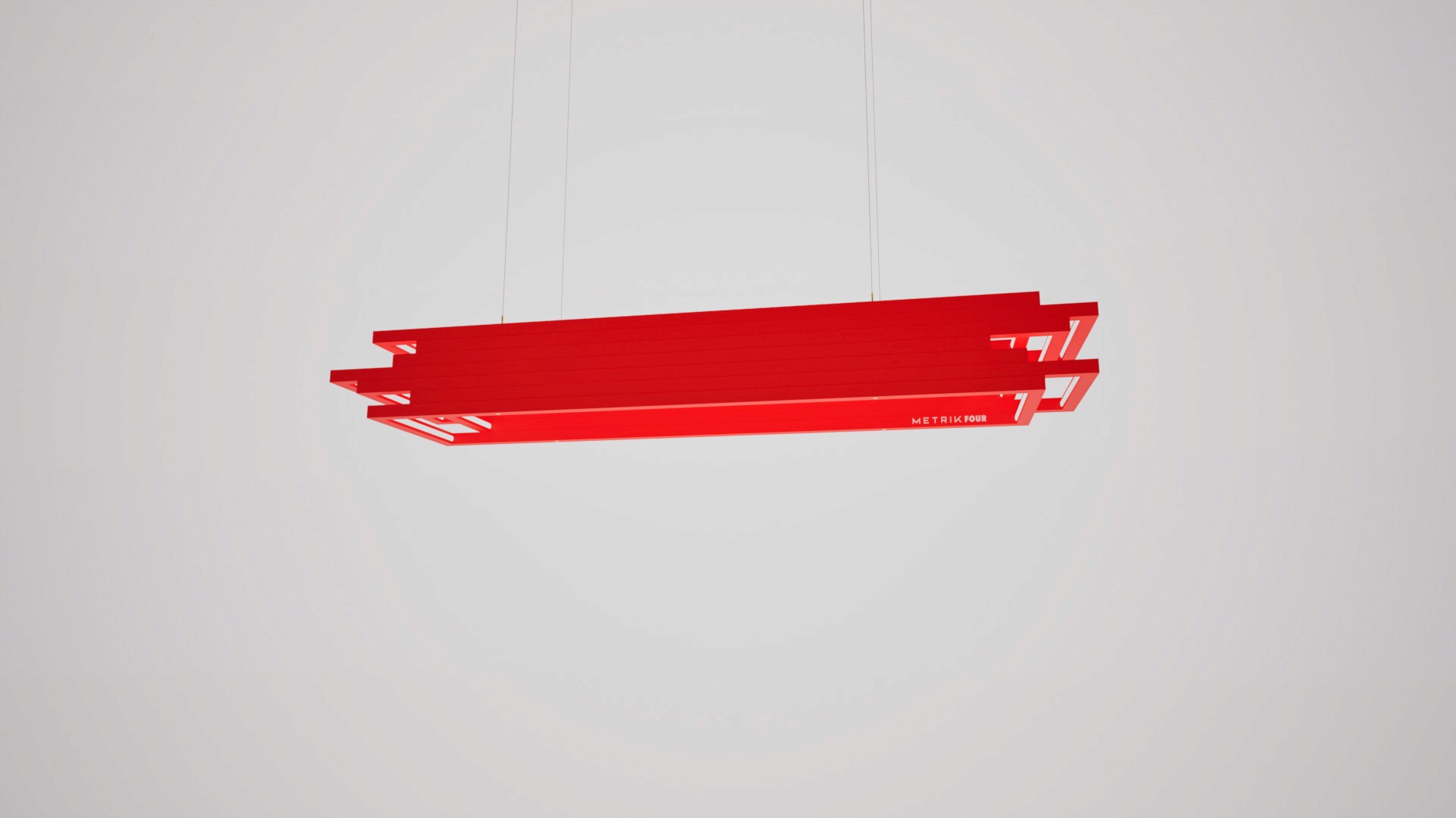 Metrik Studio - Four Lamp - Active Strawberry