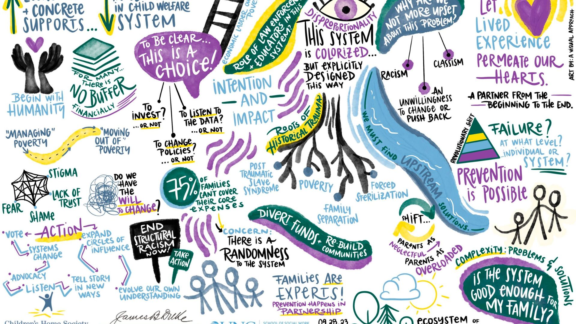 A white robot with a glowing red eye stands in a field of yellow flowers at sunset.