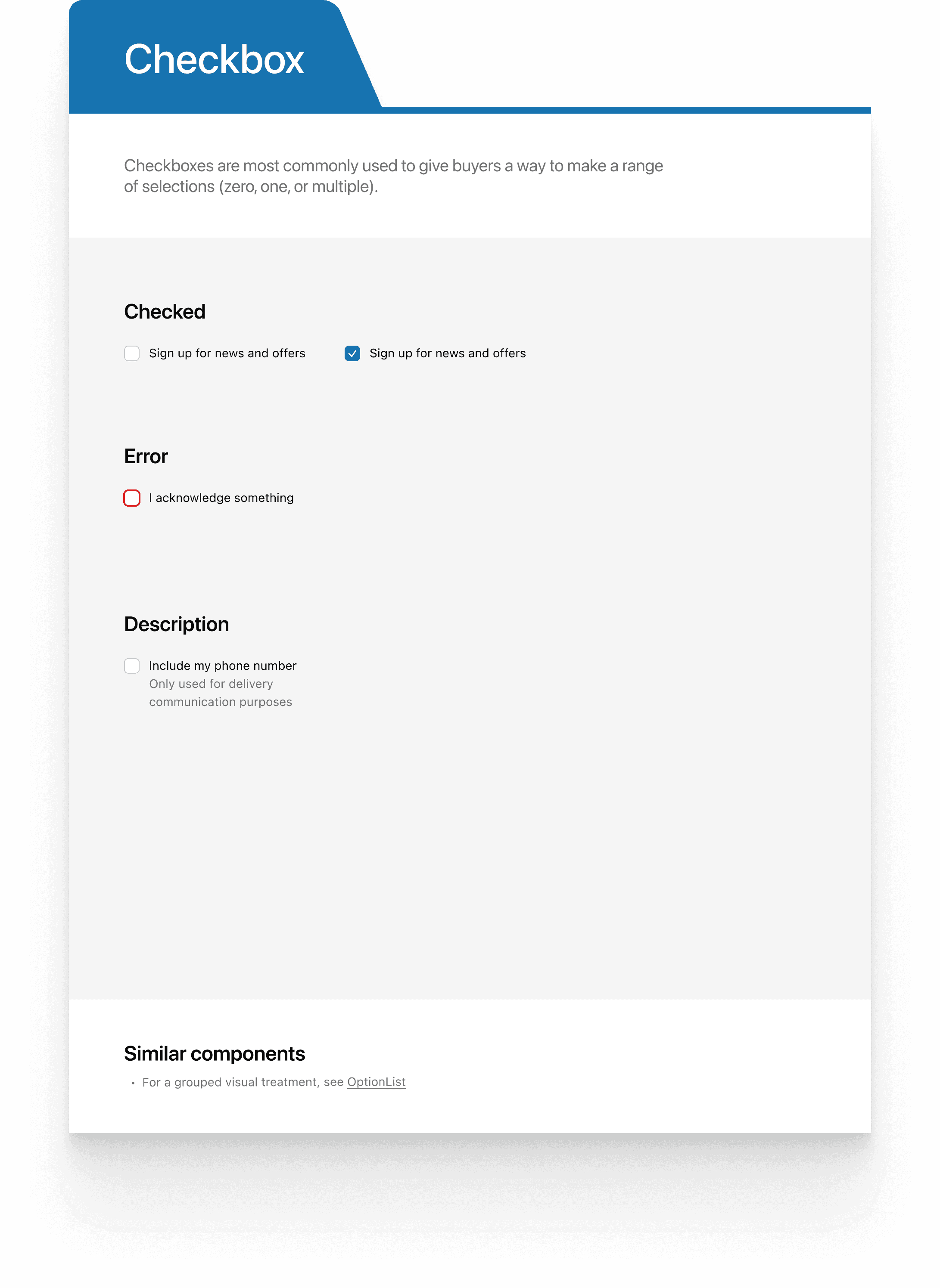 Checkbox