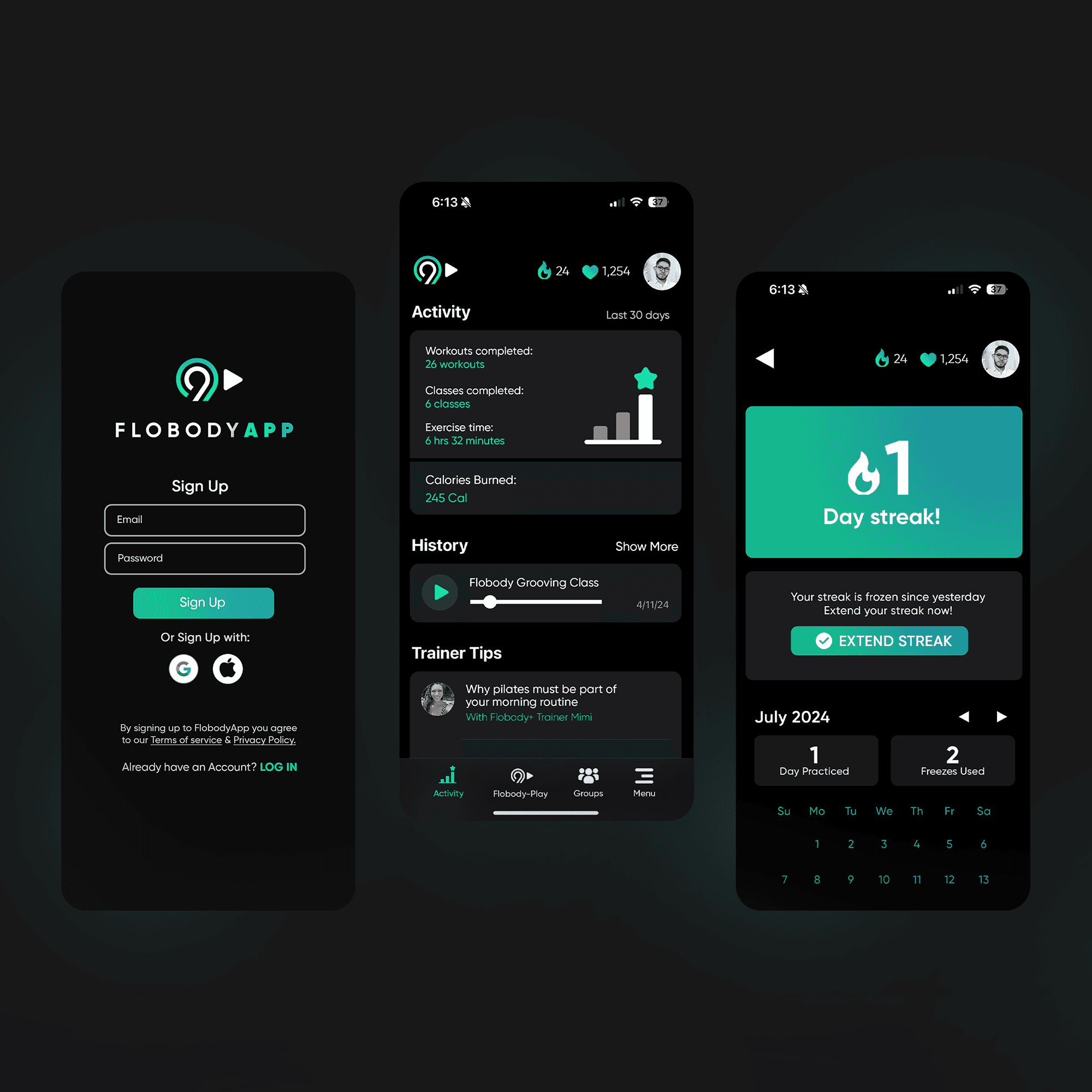 Mobile app ui/ux design