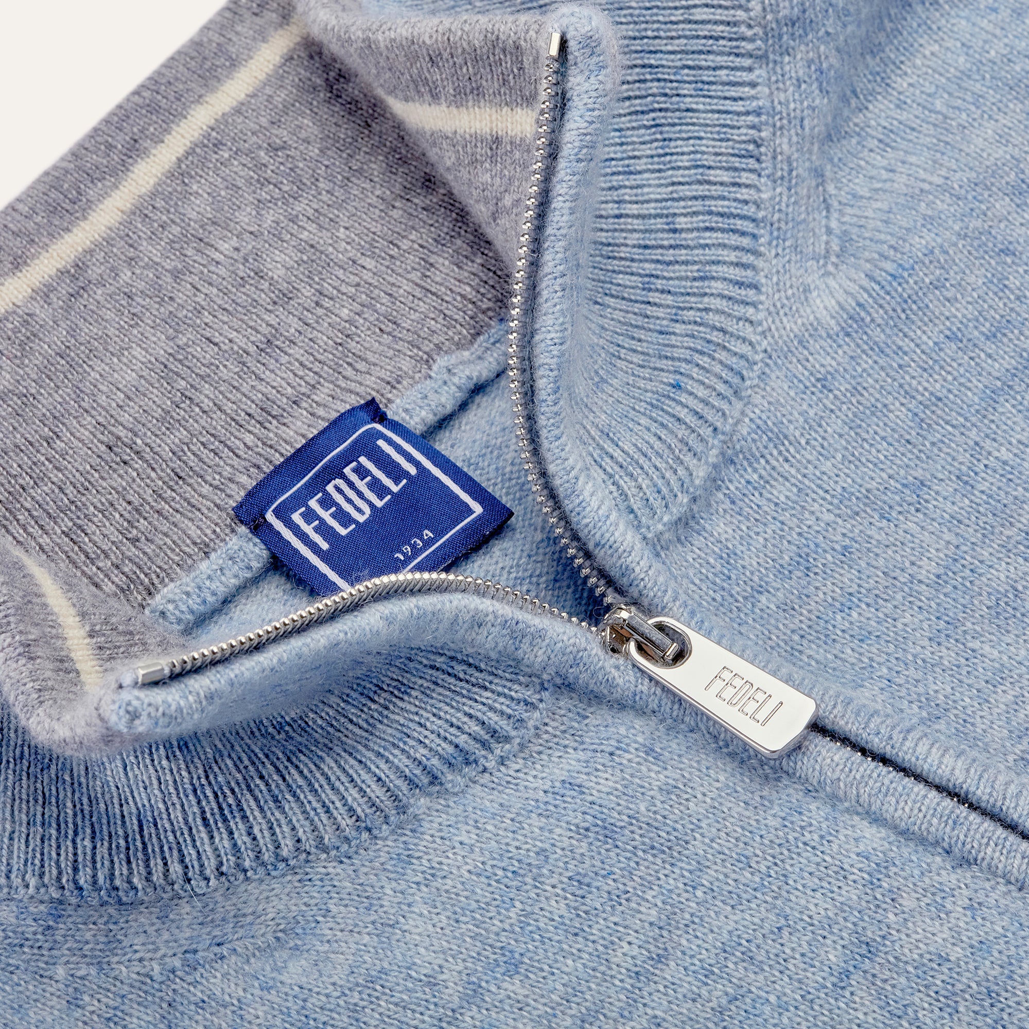 Favonio Slim Half Zip Sweater - Mandelli UK