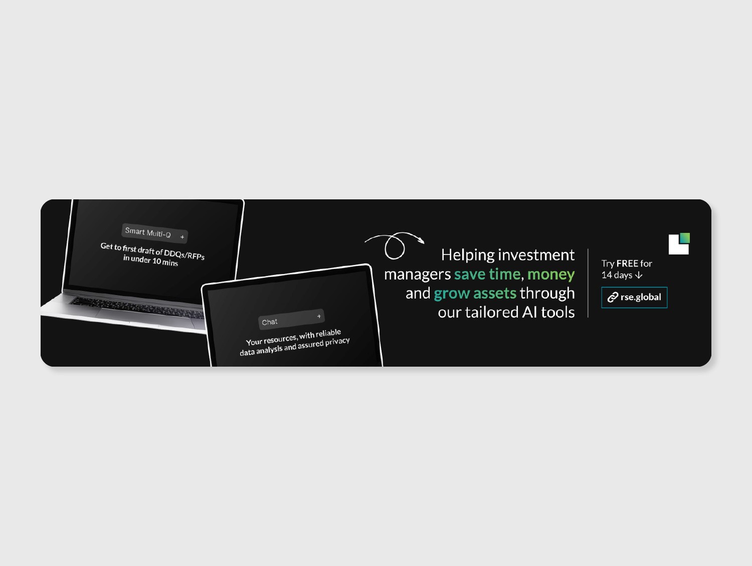 RSE Investment LinkedIn banner design by DesignGuru