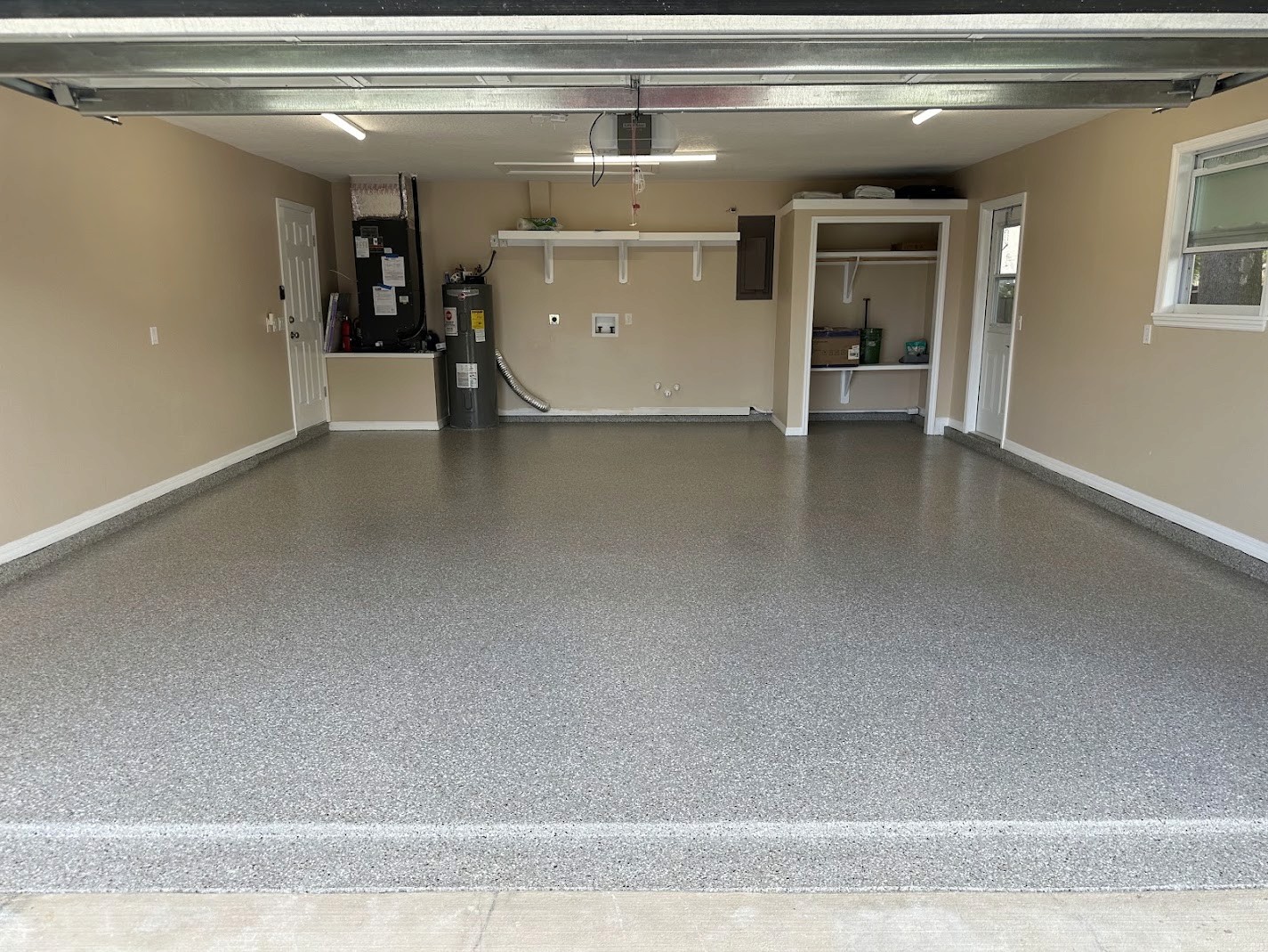 Recent CJ Epoxy garage floor coating project