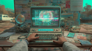 A colorful mosaic tunnel wall is shown.