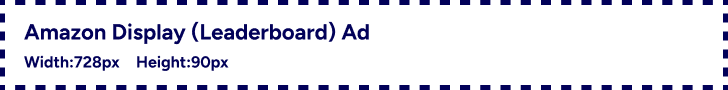 Amazon Display (Leaderboard) Ad 728x90