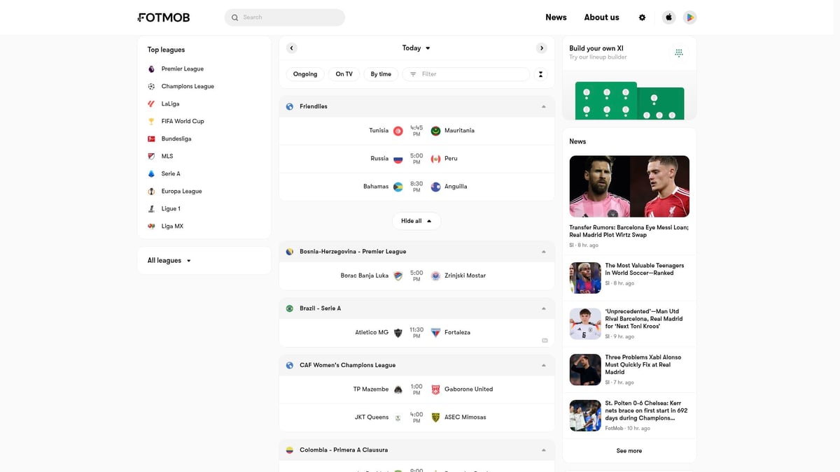 7 Essential Download Soccer App Picks for 2025 Fans - FotMob