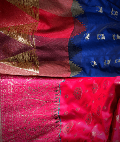 Inverted zari of Handloom and power loom