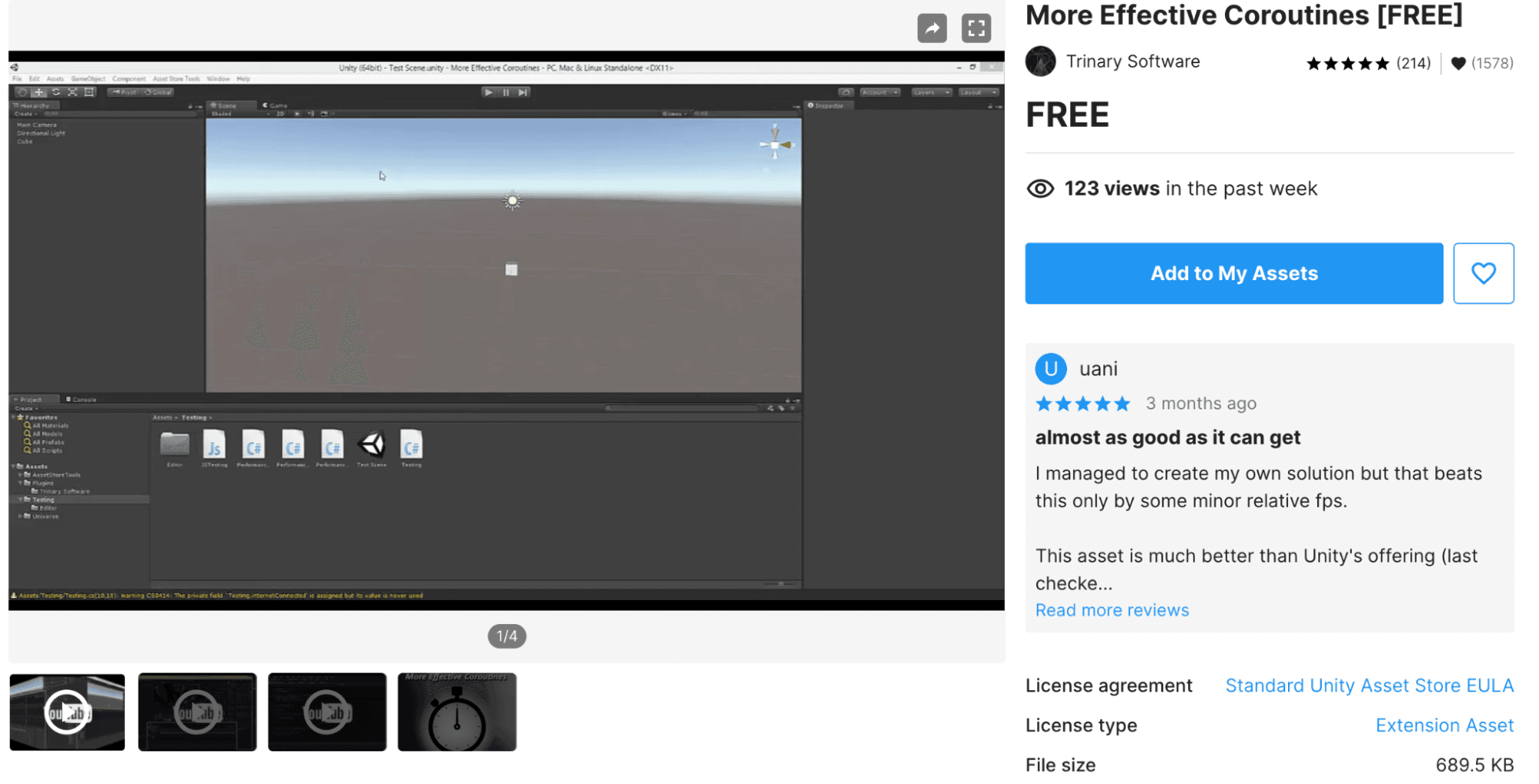 More Effective Coroutines (MEC) is a powerful alternative to Unity’s built-in coroutines. It’s faster, more efficient, and doesn’t require your scripts to inherit from MonoBehaviour.