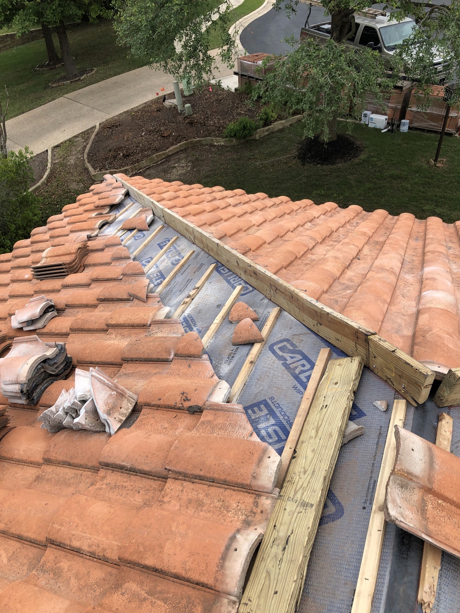 New Tile Roof install.