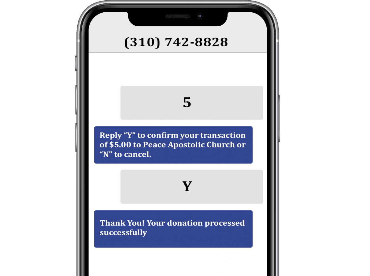 Secure online giving form