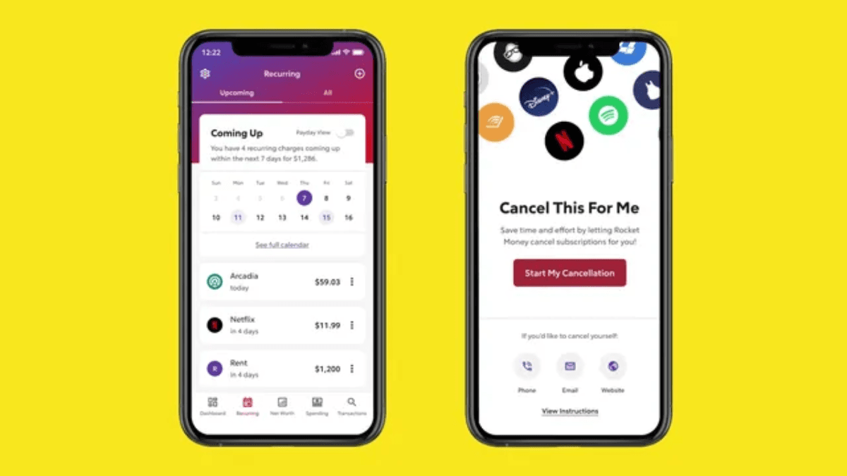 Rocket money sub cancel