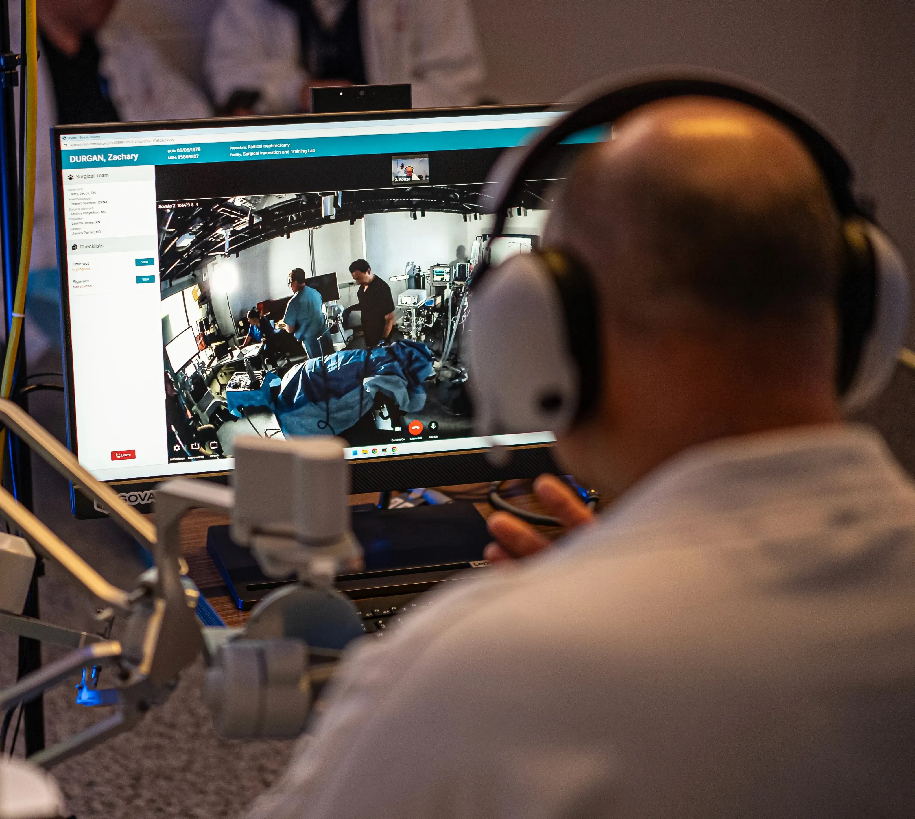 Remote surgeon managing the remote ptient journey