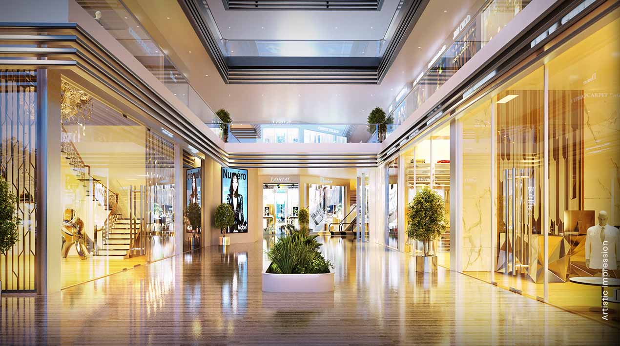 Luxury retail destination Gurugram premium commercial shops Sector 57