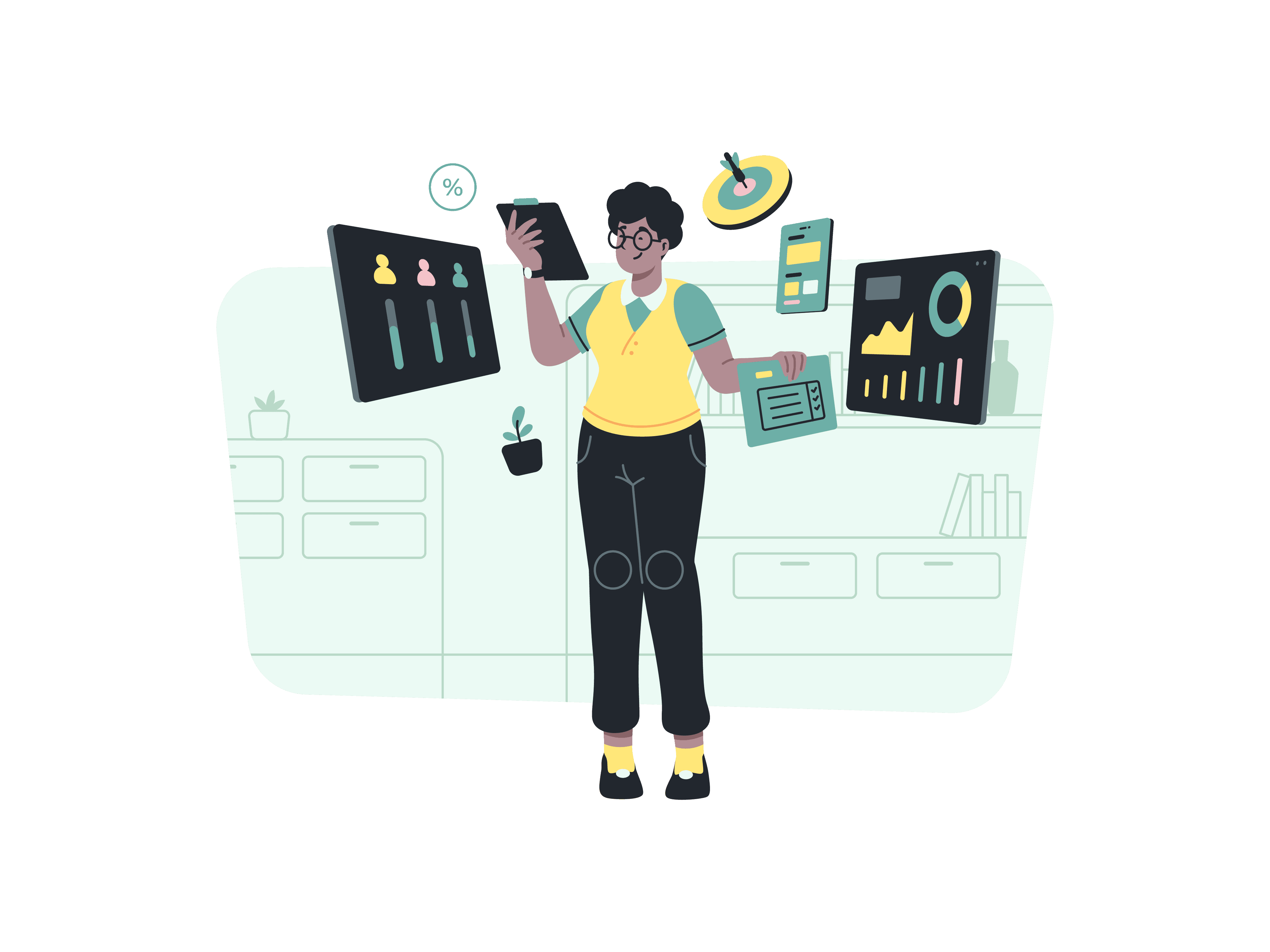 A single white flower in a vase with seashells.