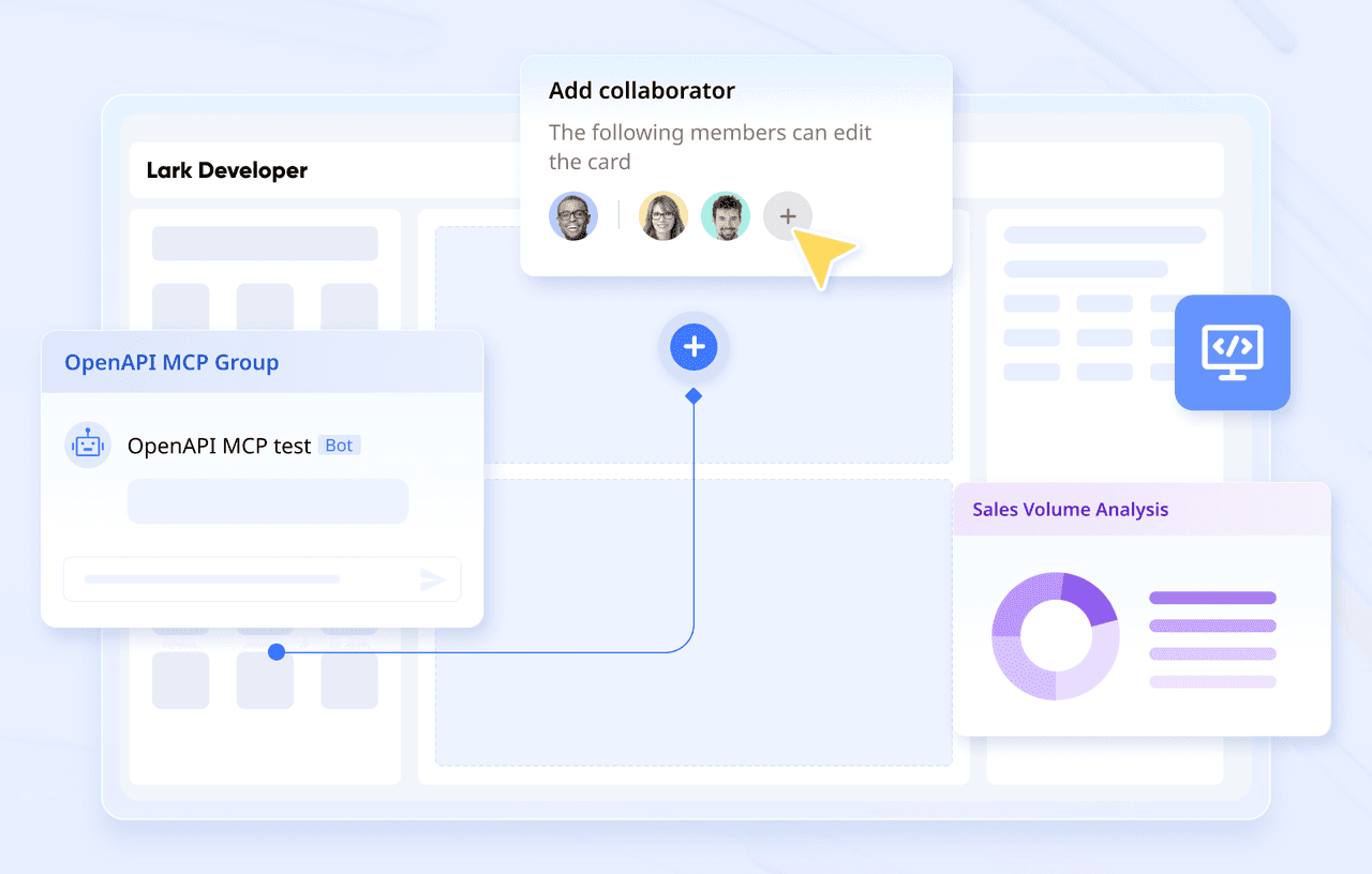 An illustration of Lark Open Platform