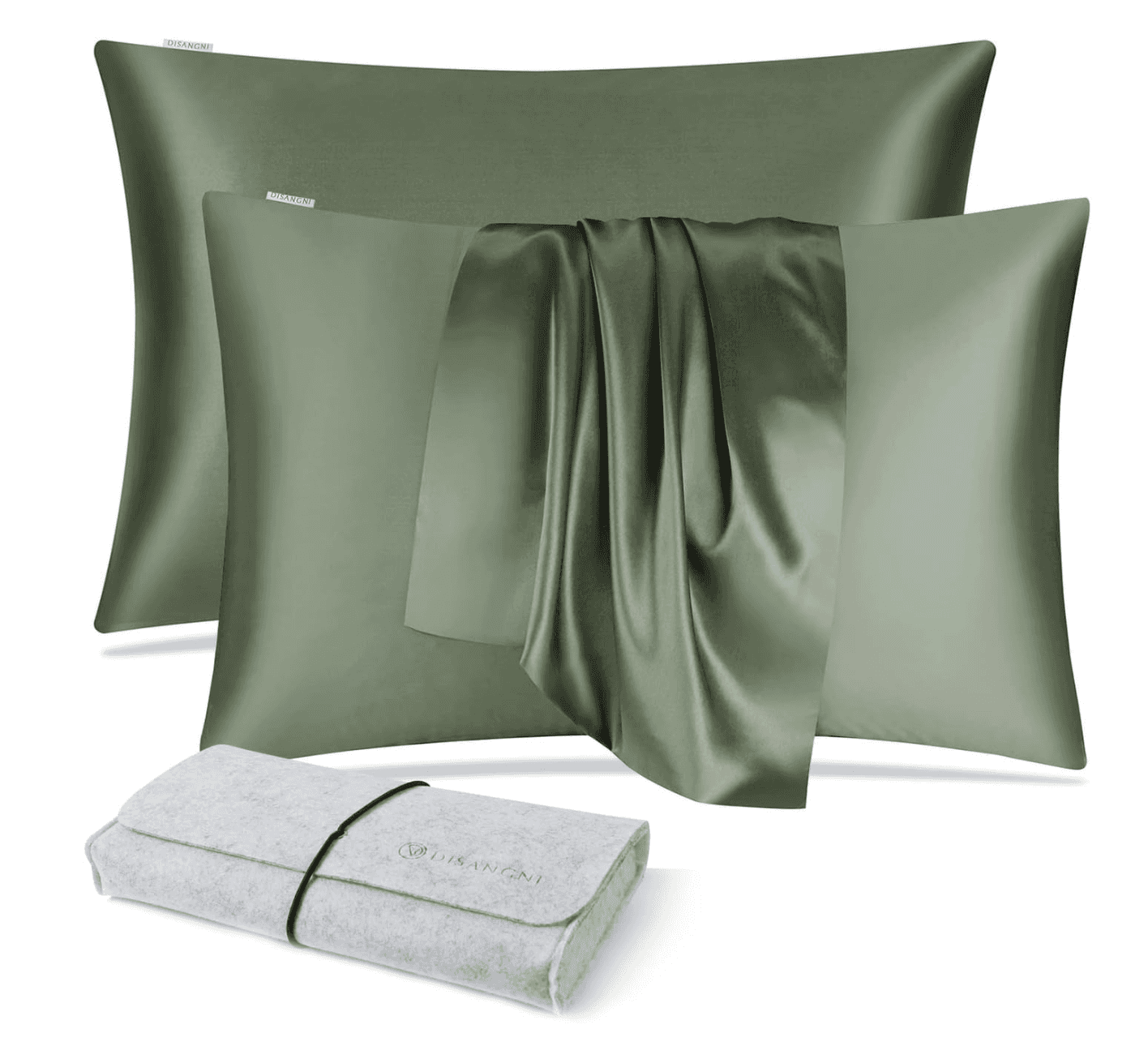 Luxurious 100% Silk Bed Pillow Cases 2 pack