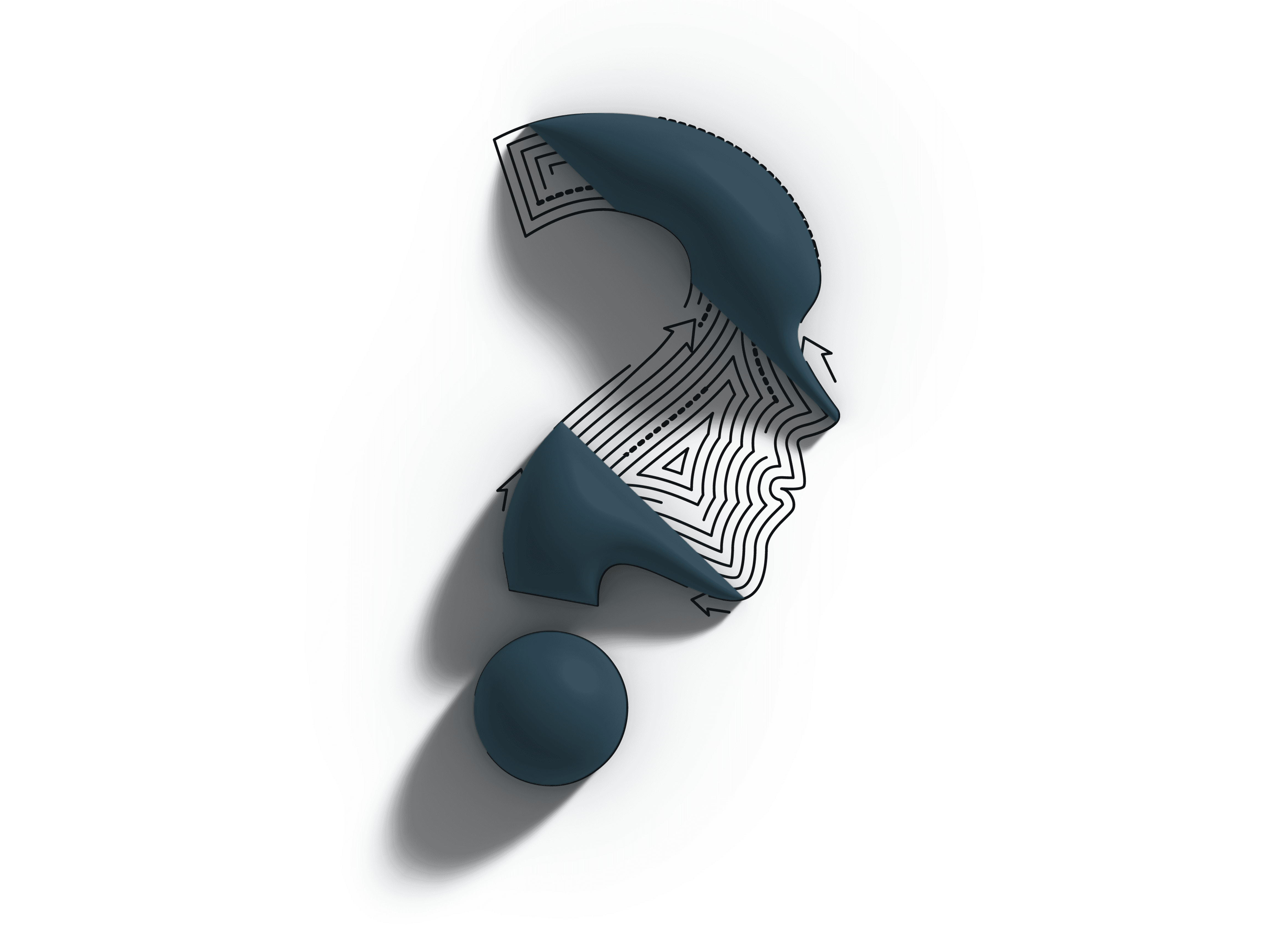 Two hands in an elegant gesture, one above the other, against a dark background