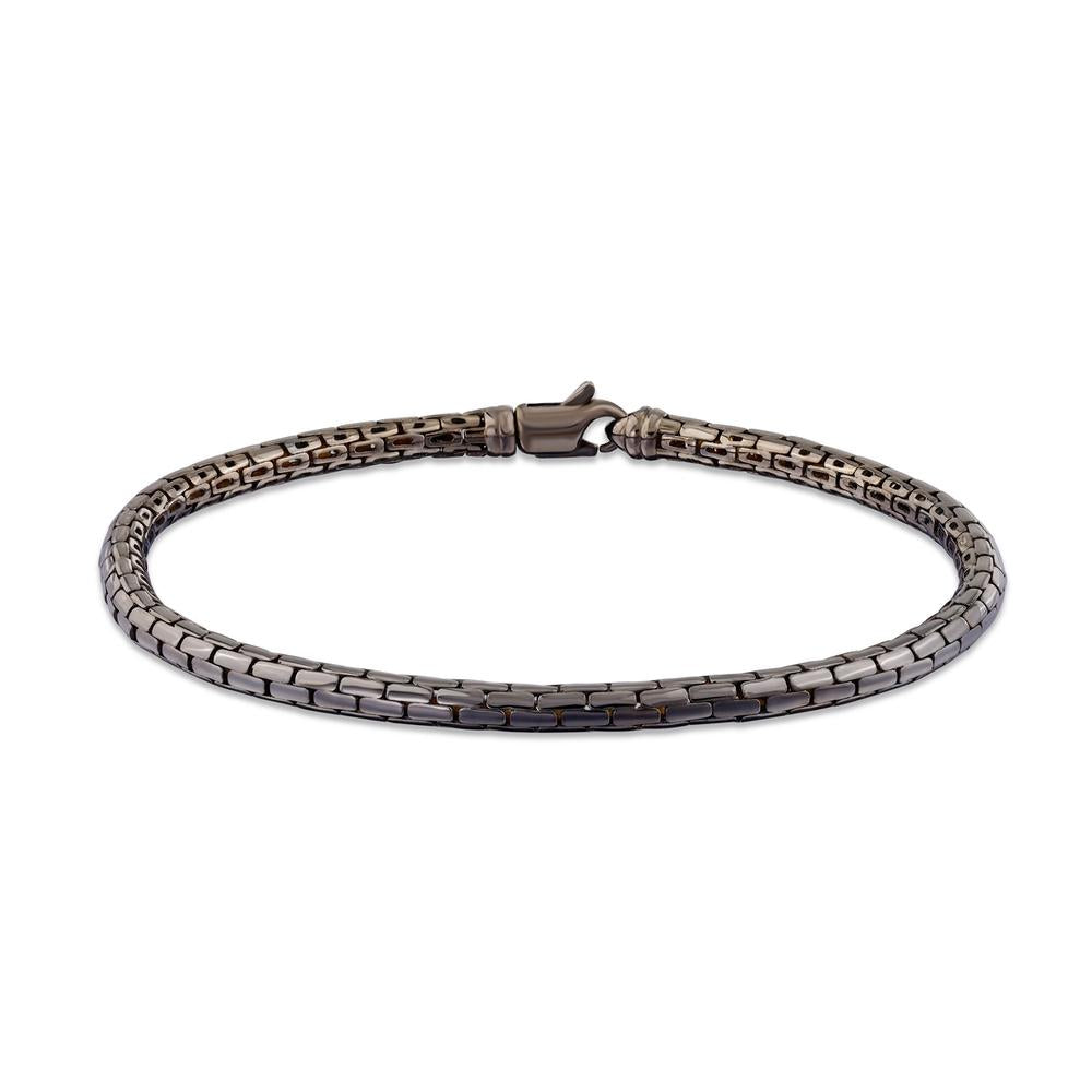 Assos Pırlanta 14 Ayar Altın Tasarım Şık Erkek Zincir Bileklik