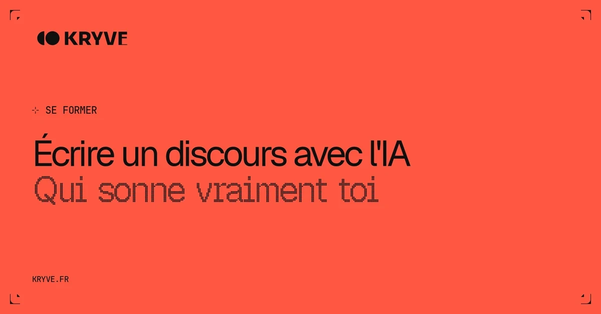 Écrire un discours avec l'IA : Qui sonne vraiment toi