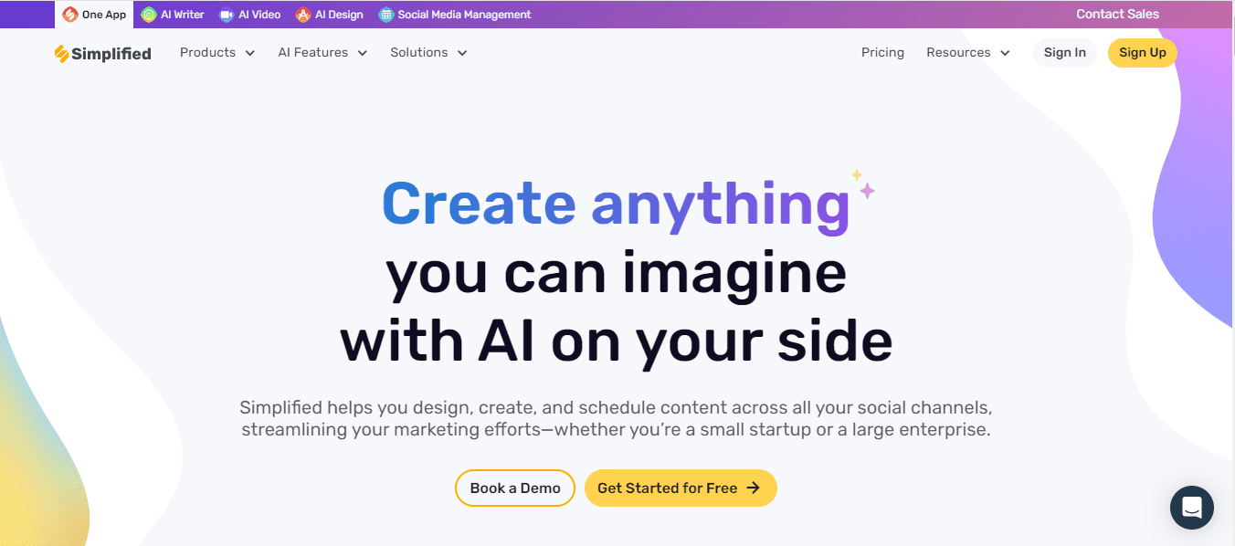 simplified AI - Best Content Creation Software 