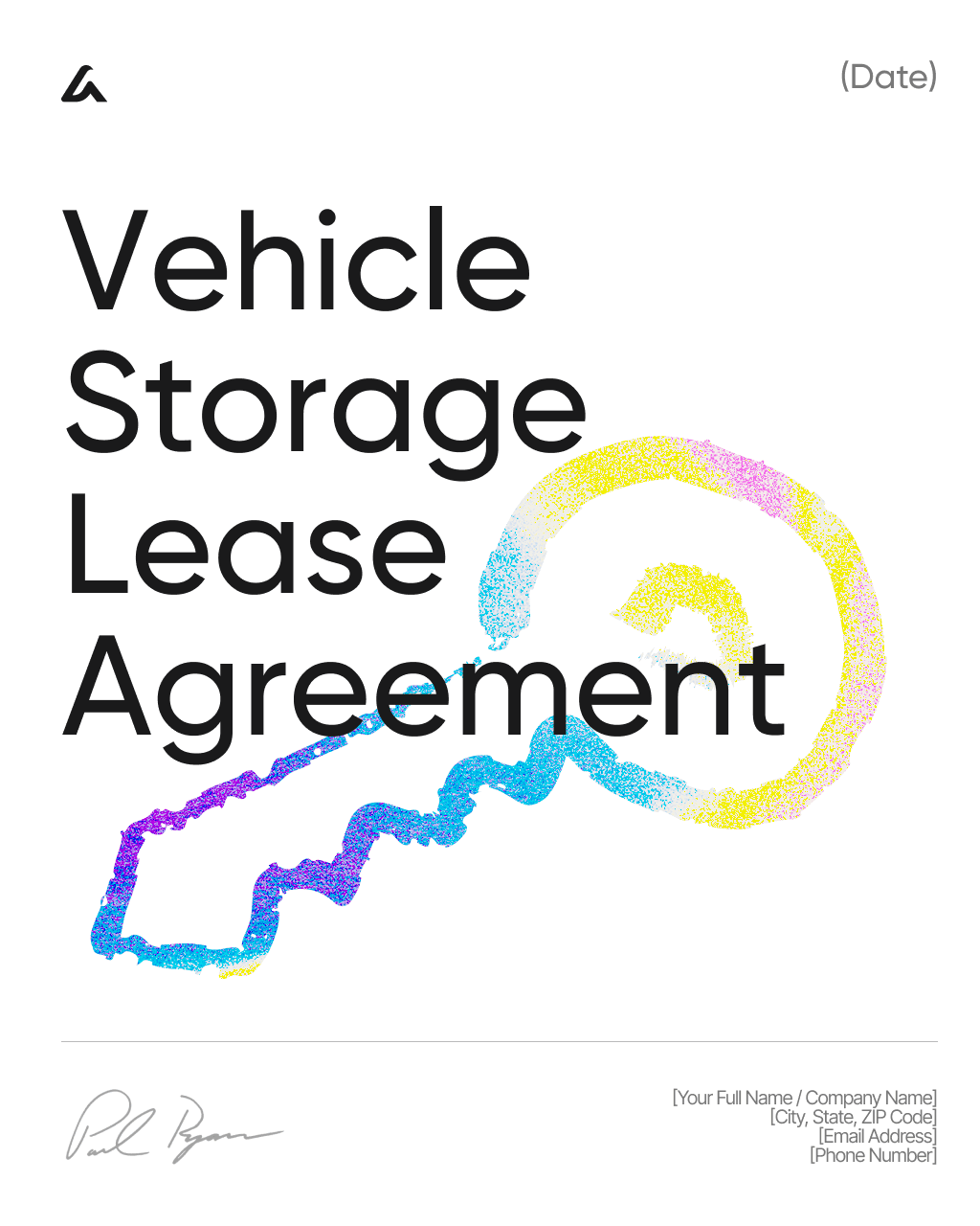 Vehicle Storage Lease Agreement 
