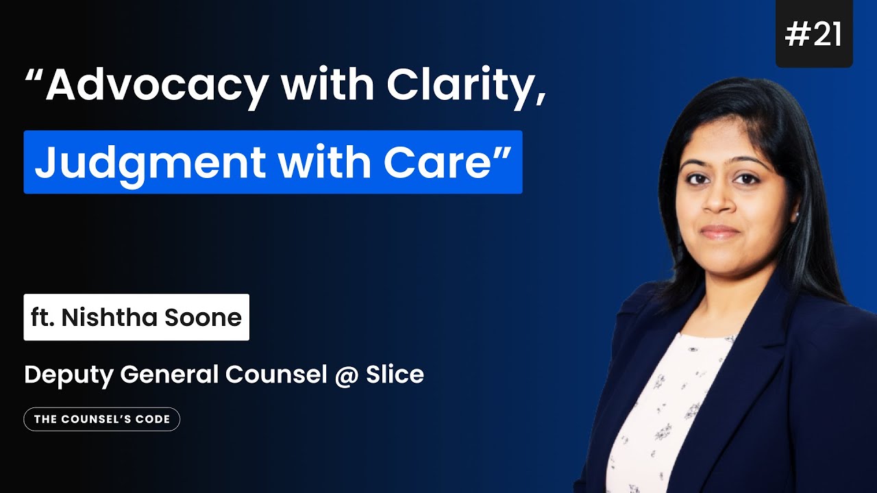 Advocacy with Clarity, Judgment with Care | Nistha Soone