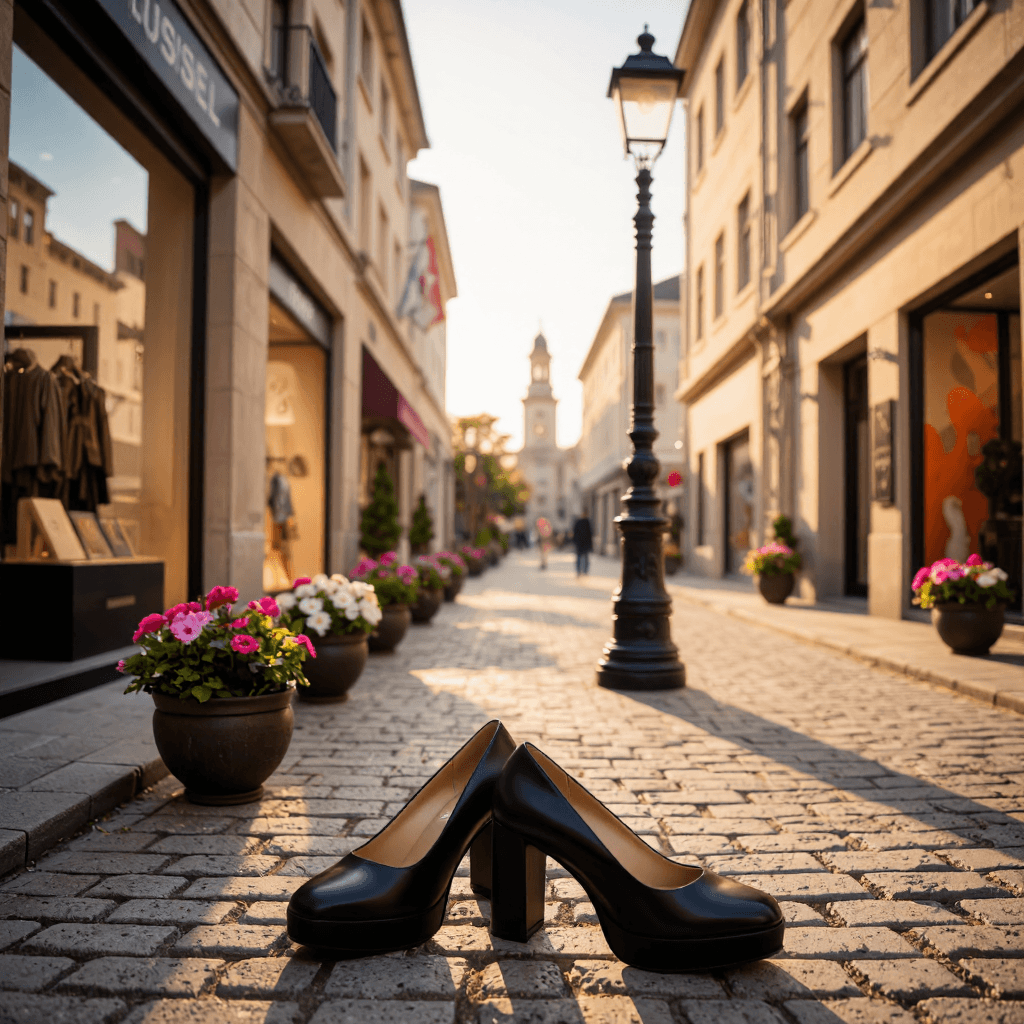product photography of a pair of shoes