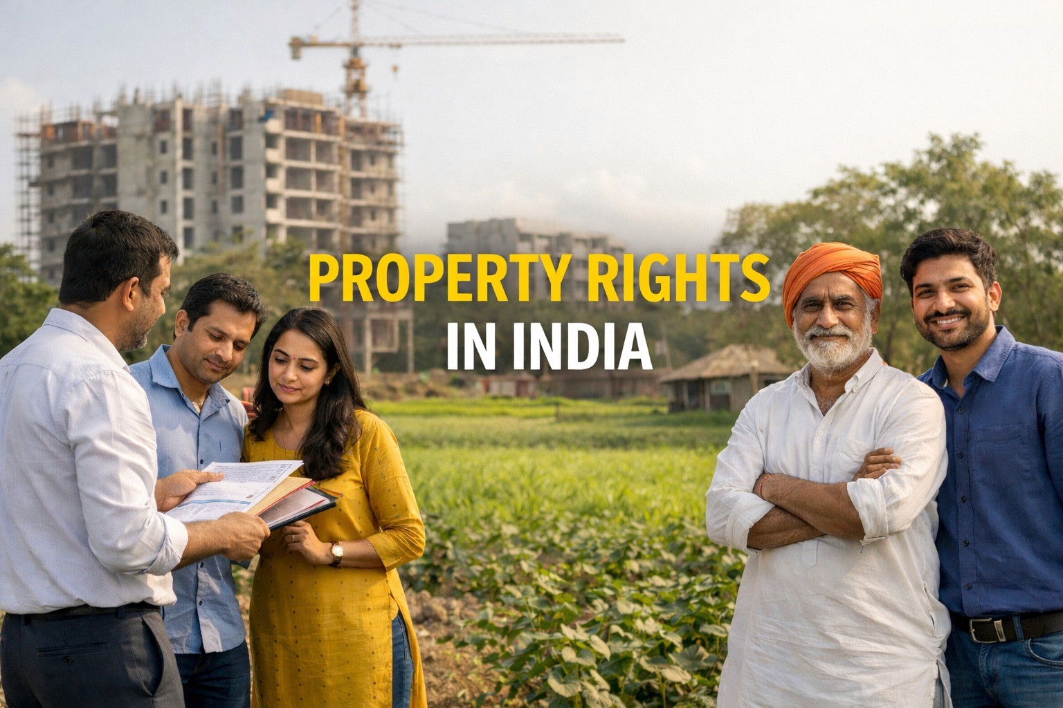 Property Rights in India: Every Indian Should Know - blog cover by Charan Group