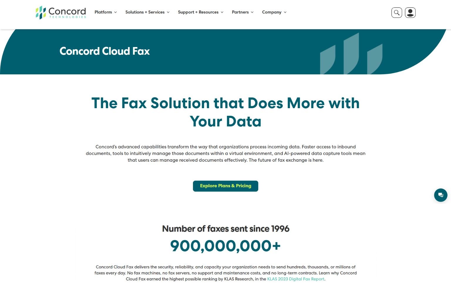 Concord Website