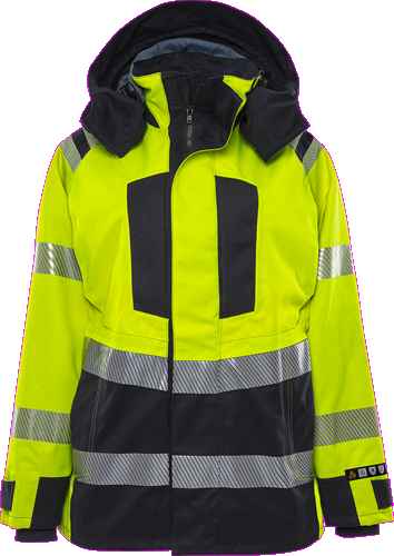Werkbroek dames Leuven bij Vanatex — FRISTADS Flamestat high vis Airtech® dames shelljack klasse 3 4526 ATHR