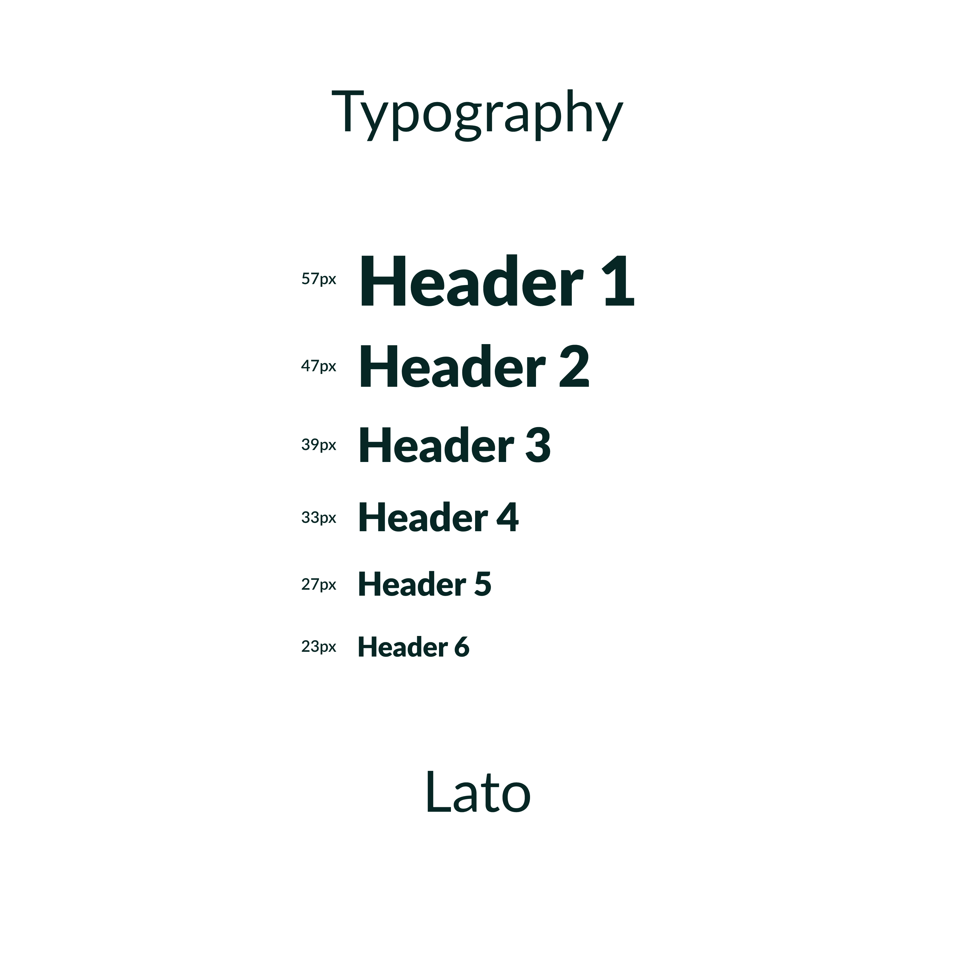 Style Guide Typography 2