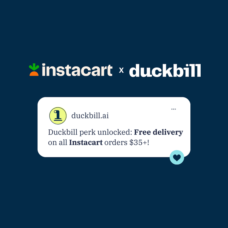 Duckbill Member Perks: Instacart+