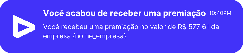 notificação mensagem - hub4pay