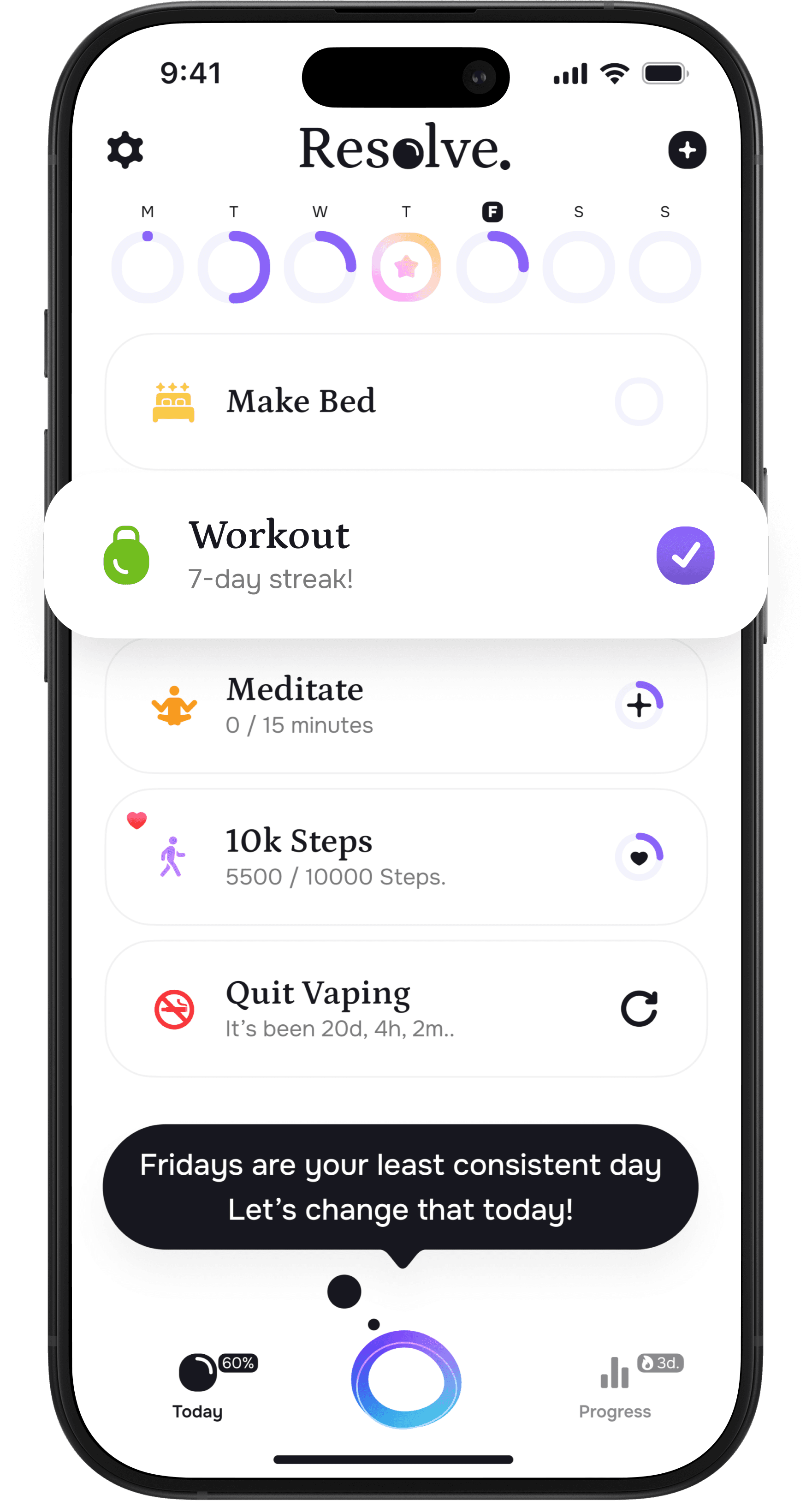 Resolve: AI Habit Tracker