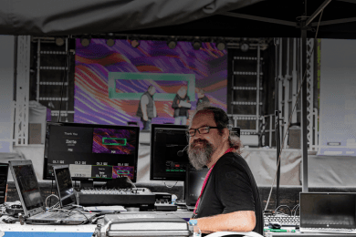 Festival-style corporate events UK