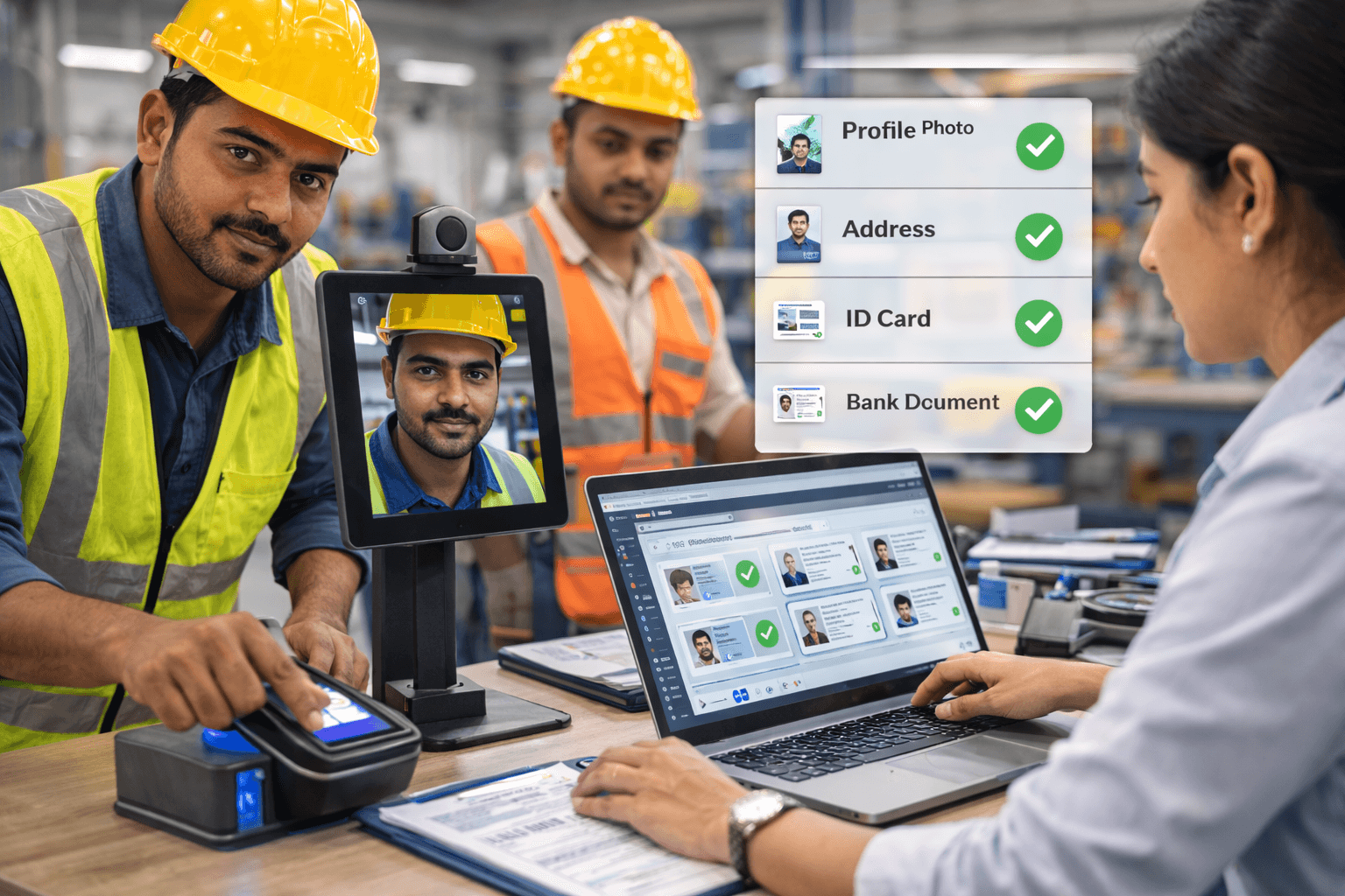 Automated BGV & Document Verification Platform for Blue-Collar Workforce