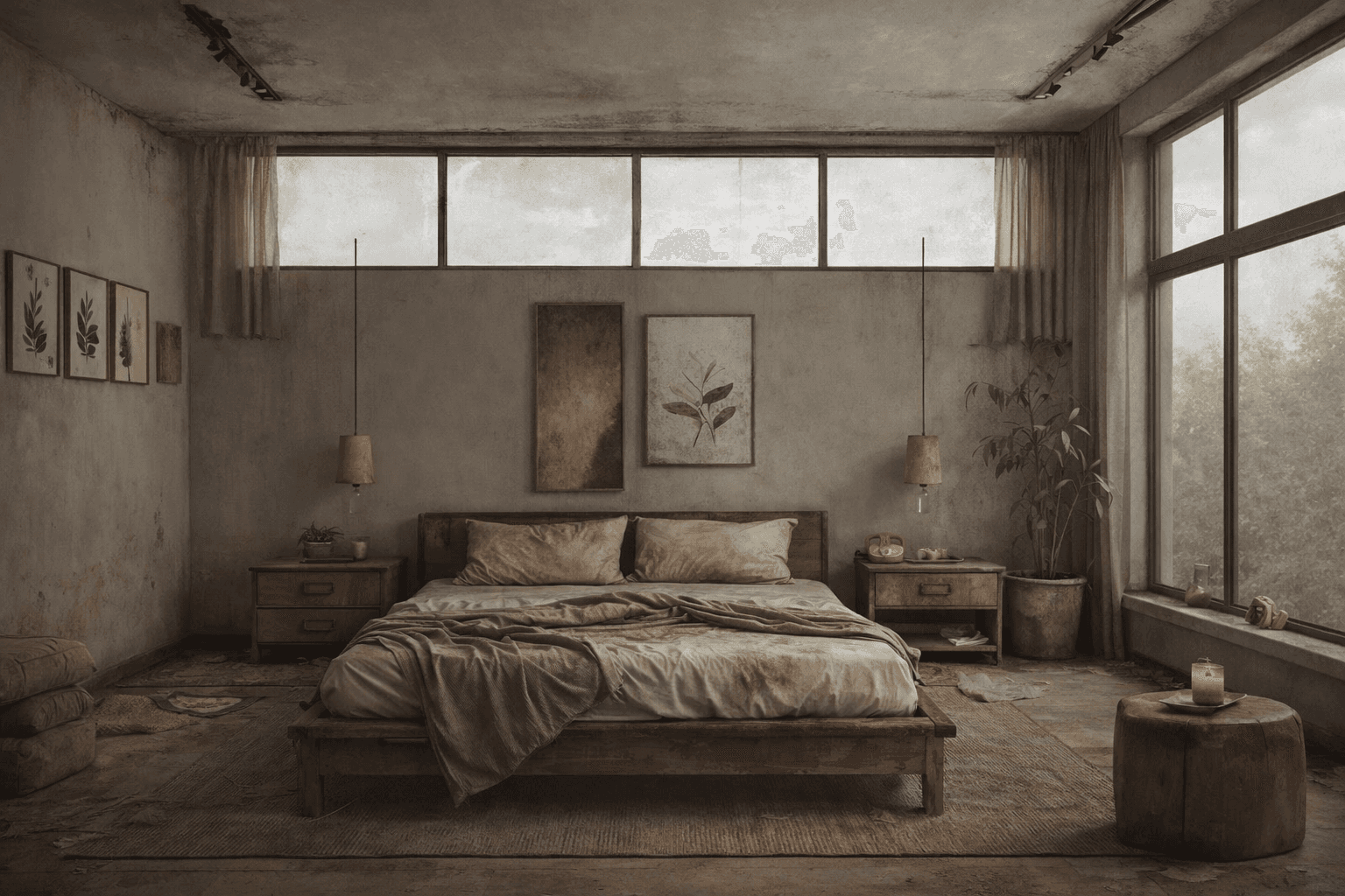 Image of an old bedroom