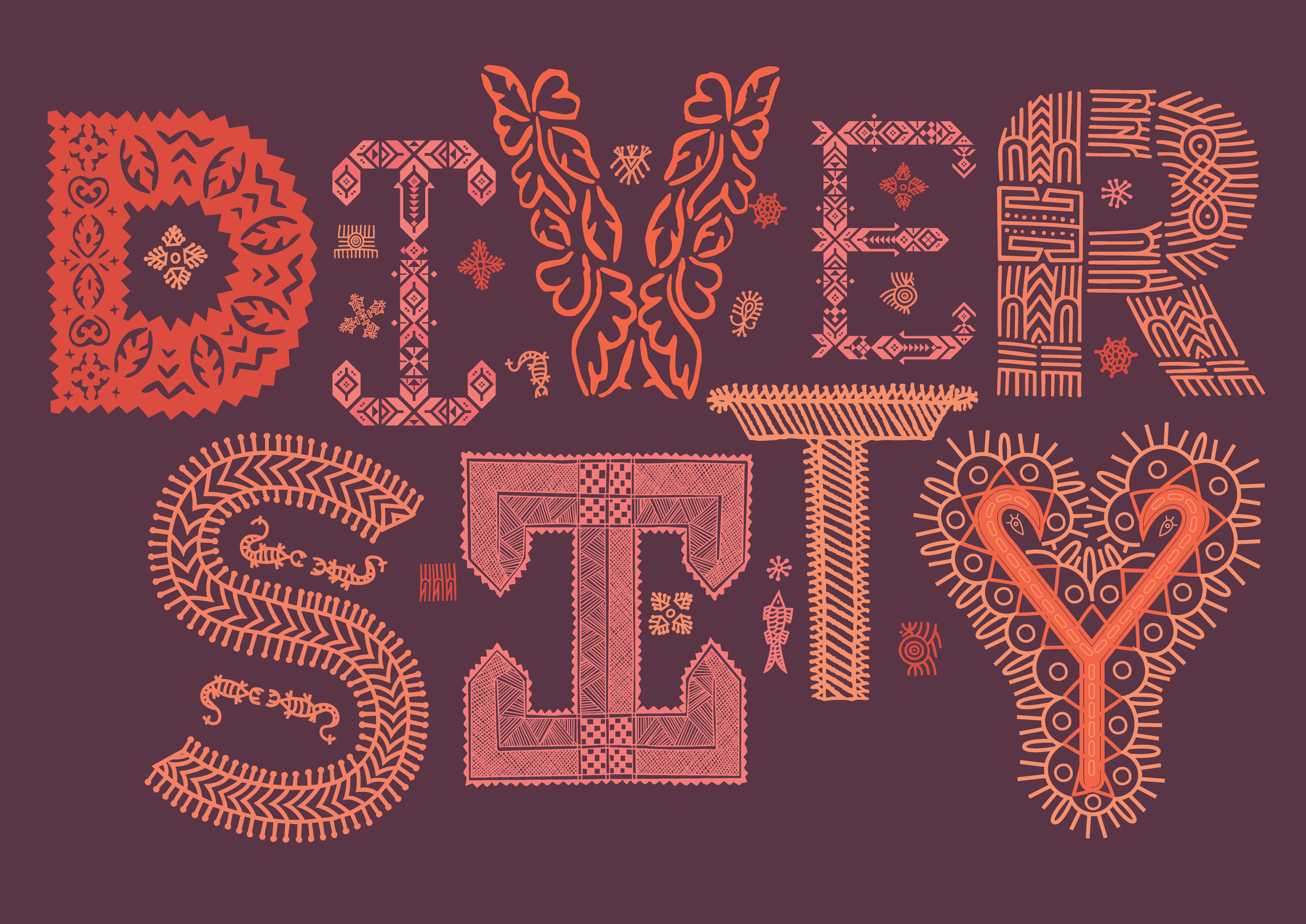 Indian handcrafted lettering
