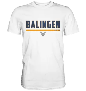 T-Shirt der Balingen Bucks aus dem Fanshop, Vorderansicht