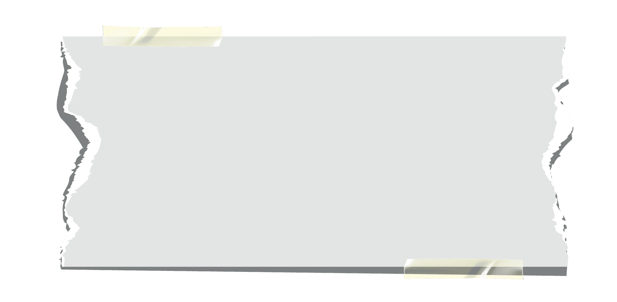 papir bit festet med teip