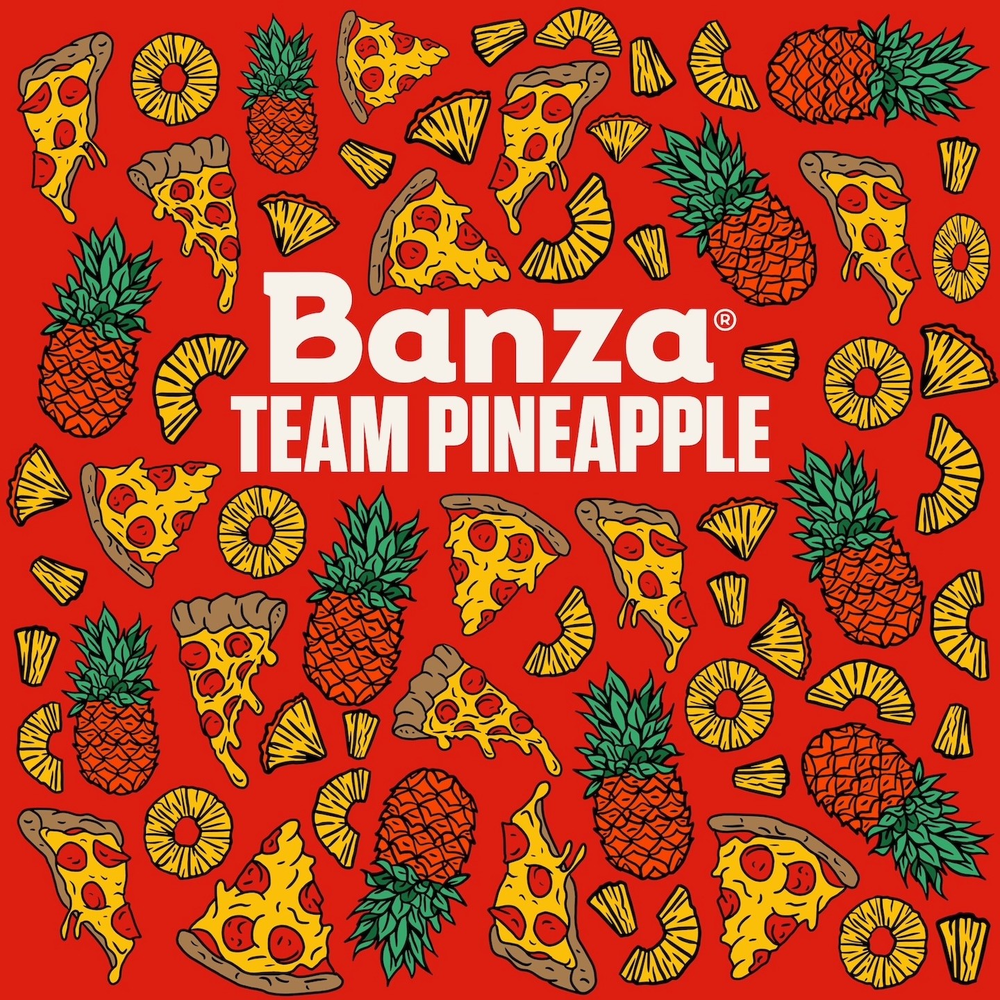 Banza Pizza Swag Design Pattern Team Pineapple