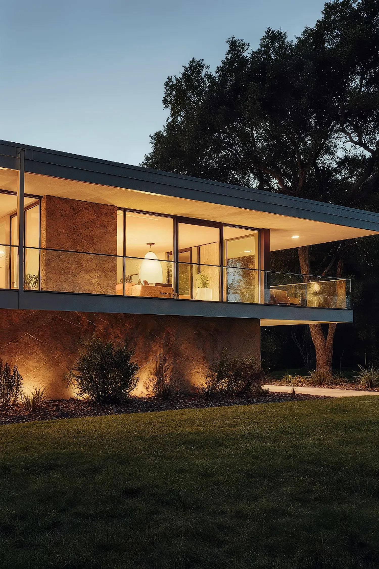 Modern Cantilevered House